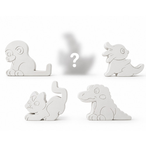 Drawbag Blind Box Figurine à custom + 4 marqueurs - Tutodraw x Rougier&Plé
