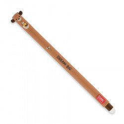 Stylo Gel Effaçable Teddy Bear Encre Rouge - Legami
