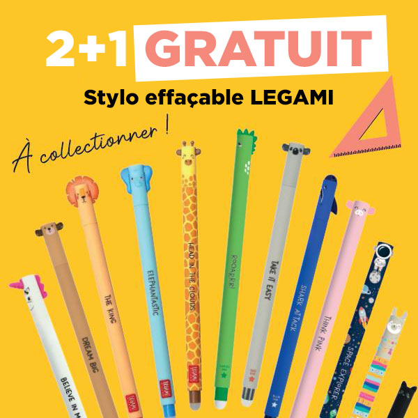 LEGAMI Stylo 2 Couleurs Click & Clack Espace