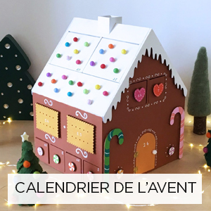 Calendrier de l'Avent vide en carton à fenêtre 30 x 30 x 5 cm CTOP chez  Rougier & Plé