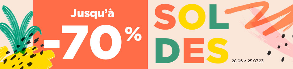 Soldes jusqu'à -70%