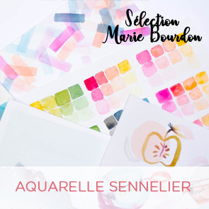 Carnet aquarelle Sennelier - 15 x 25 cm - 20 feuilles - Papiers