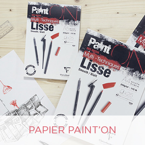 Papier manga Paint'on lisse