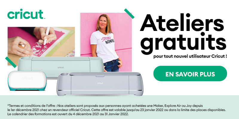 4- Tous les accessoires Cricut – Atelier by B Formation