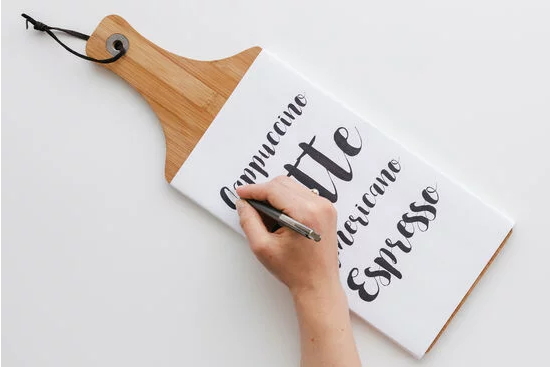 Planche à découper personnalisée