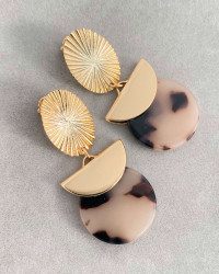 Boucles d'oreilles dorées Maryline
