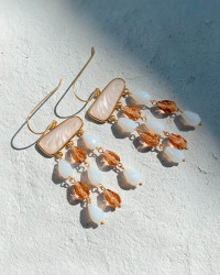 Boucles d'oreilles pendantes Sofia