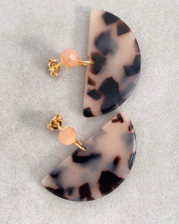 Boucles d'oreilles en acétate Clara