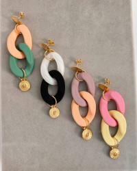Boucles d'oreilles colorées Éclats Chroma