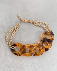 Bracelet écaille de tortue en acétate