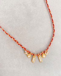 Collier tressé Linda