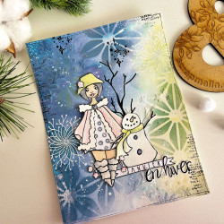 Page art journal hivernale