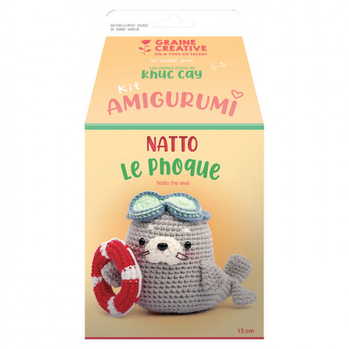 Kit Amigurumi Natto le Phoque