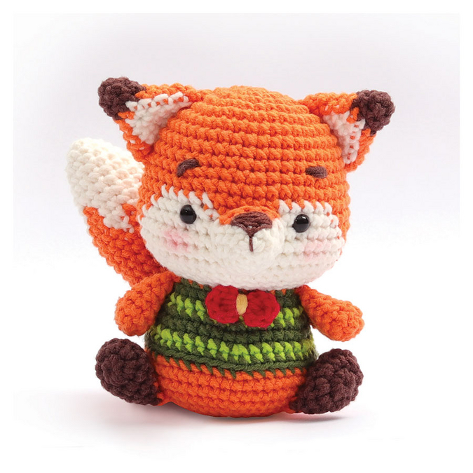 Kit crochet Amigurumi Renard - Scrapmalin