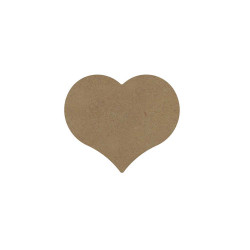 Cœur en bois à décorer - Aladine