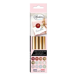 Pack de 4 batons de cire Old Gold - Aladine