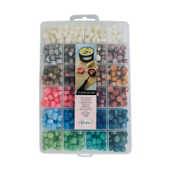 Boîte cire à cacheter 24 couleurs - Aladine