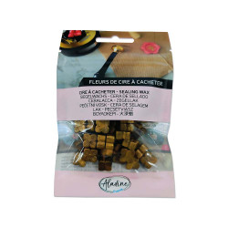 Sachet fleurs de cire à cacheter - Or
