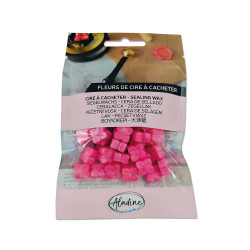 Sachet fleurs de cire à cacheter - Bonbon Nacré
