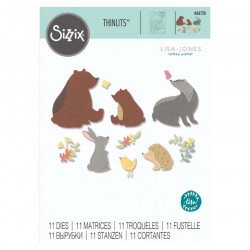 Matrices de découpe Thinlits Die Set Nature Friends 11 pcs