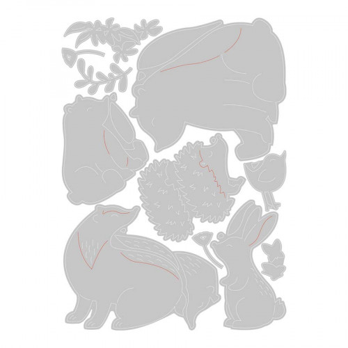 Matrices de découpe Thinlits Die Set Nature Friends 11 pcs