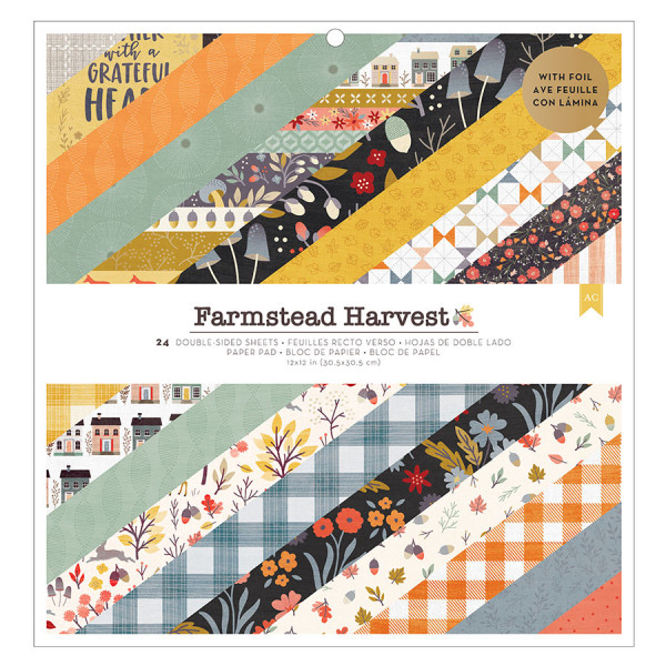 Farmstead Harvest Bloc de papiers 30 x 30 cm