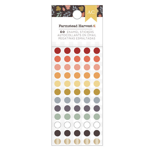 Farmstead Harvest Enamel Dots 60 pcs