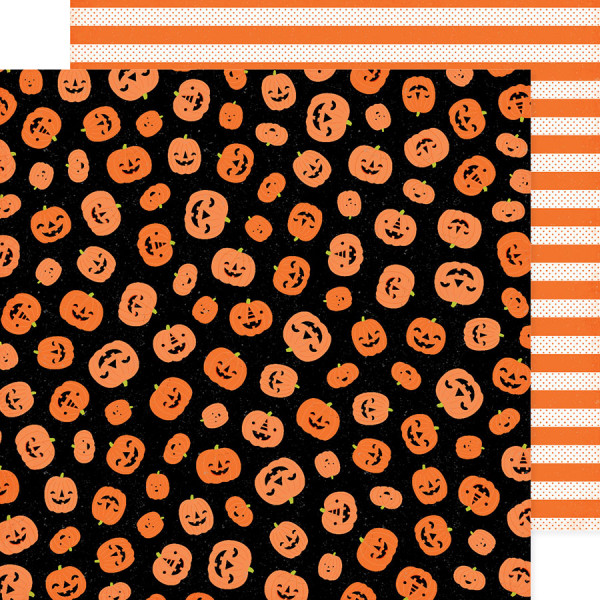 Happy Halloween Papier imprimé Pumpkins