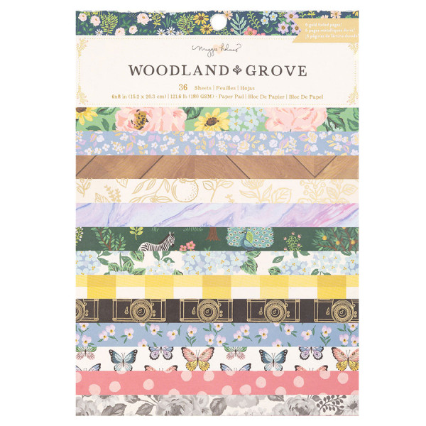 Woodland Grove Bloc de papiers 15 x 20 cm