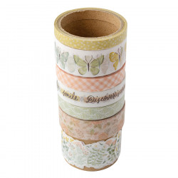 Gingham Garden Washi Tape 7 pcs