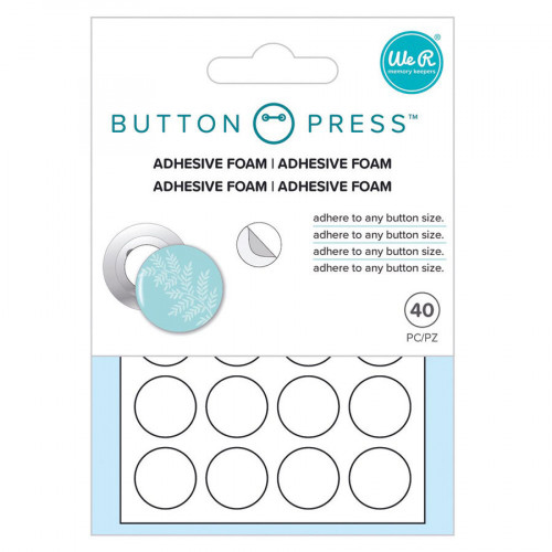 Button Press Mousses adhésives 40 pcs
