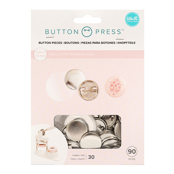 Button Press Recharge badges Petit format 25 mm