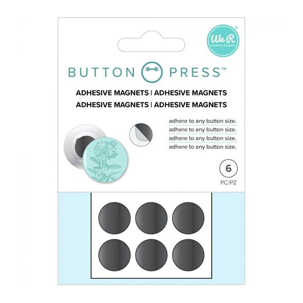 Button Press Aimants x 6 pcs