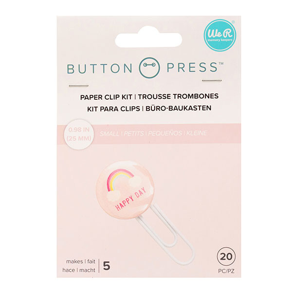 Button Press Kit trombones à personnaliser x 5 pcs