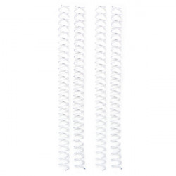 Spirales pour reliure 1,6 cm Transparent 4 pcs