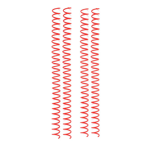 Spirales pour reliure 1,6 cm  Rouge 4 pcs