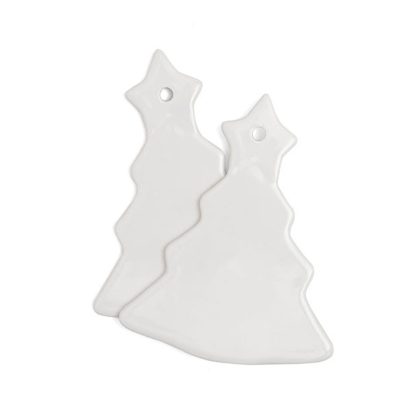 Supports sapin blanc à customiser 2 pcs