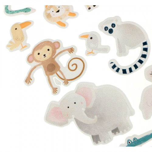 Stickers Puffies Safari Animaux