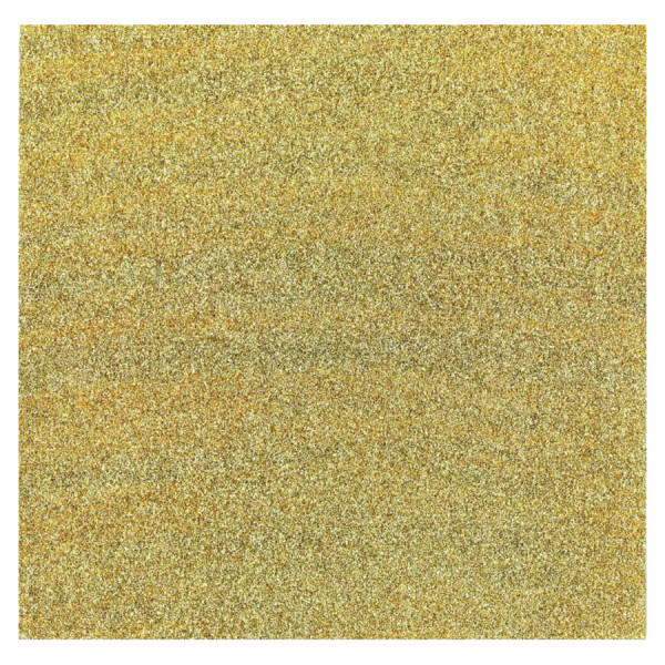 Feuille Autocollante Pailletée 30 x 30 cm Or