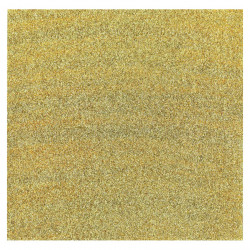 Feuille Autocollante Pailletée 30 x 30 cm Or