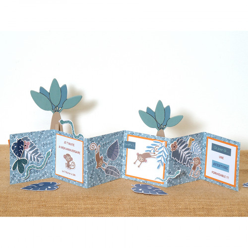 Stickers Chipboard Safari