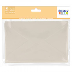 Enveloppes 17.8 x 11.5 cm 50 pcs Blanc