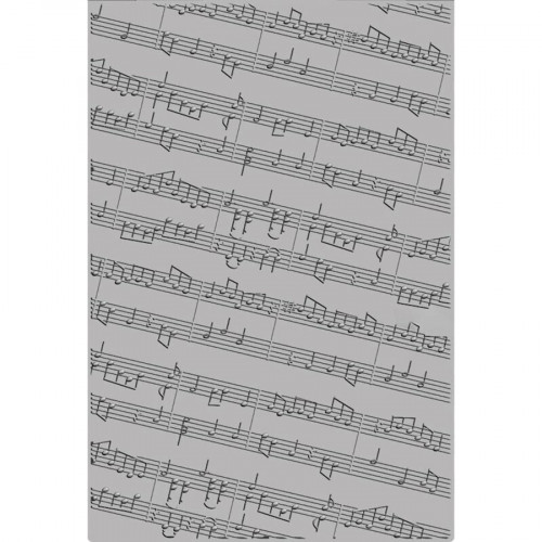 Classeur de Gaufrage 3-D Texturé Notes de musique