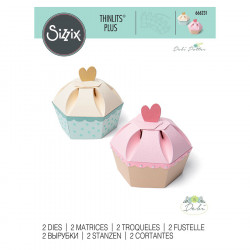 Matrices Thinlits Plus Die 2 pcs Cupcake Box