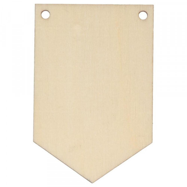 Fanion en bois 6 x 4 cm 30 pcs