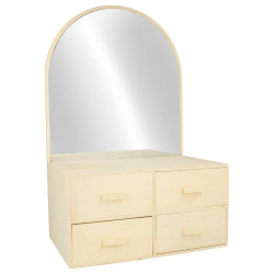 Coiffeuse en bois 38 x 24 cm