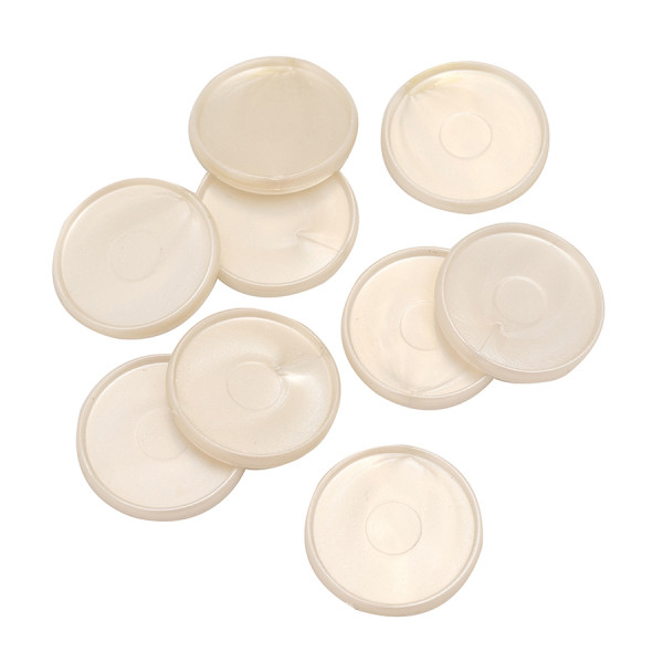 Disques de reliure Pearl Blanc nacré 3 cm 9 pcs