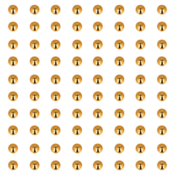 Demi-Perles Adhésives ø 5 mm 80 pcs Doré
