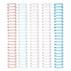 Spirales de Reliure Cinch 30 pcs ø 1.5 cm x 30.5 cm Coloré
