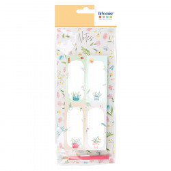Bloc-notes aimanté 68 feuilles Life is simple